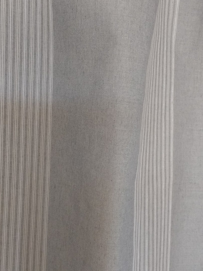 Nom gray stripe curtain