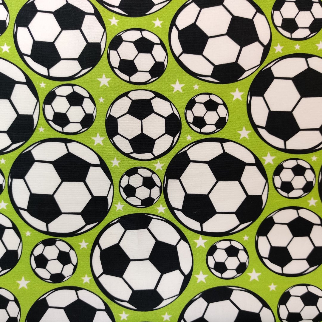 Soccer cotton fabric