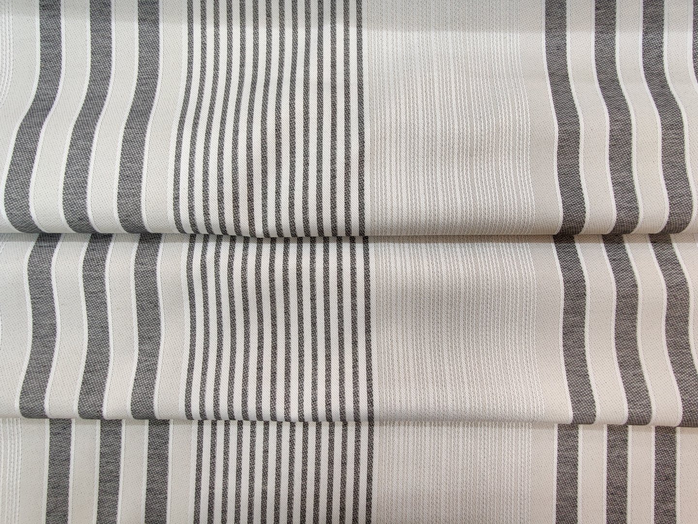 Anona gray striped fabric