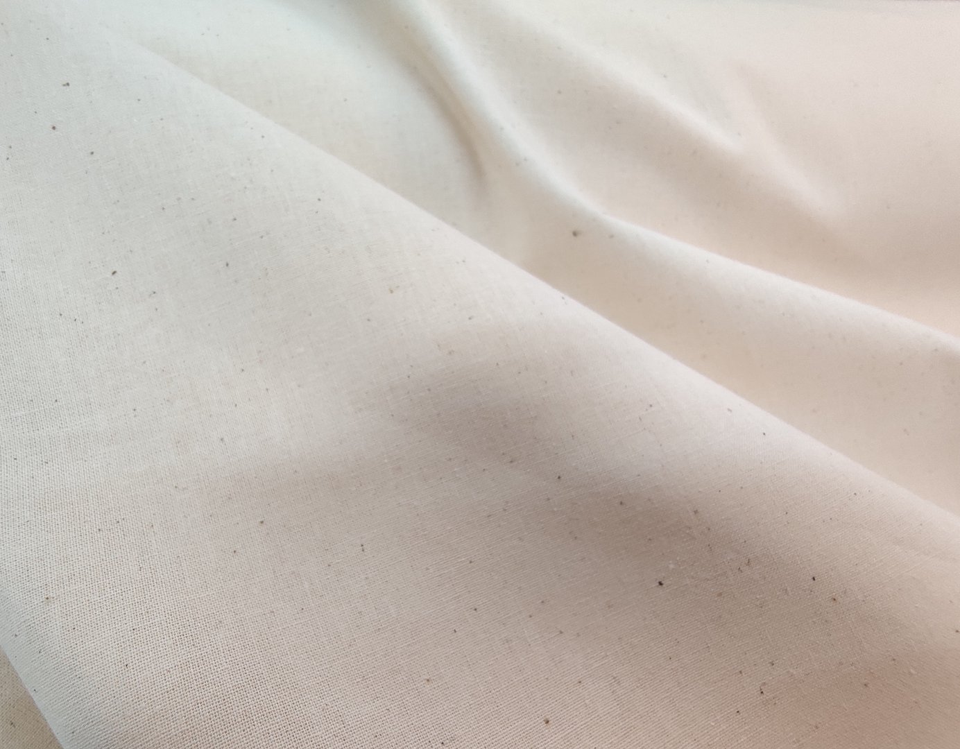 Unbleached cotton fabric