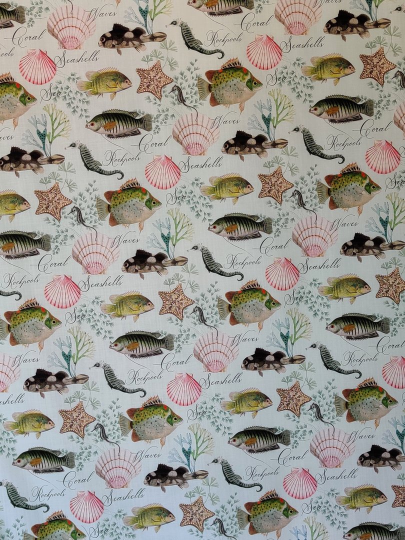 Fish cotton fabric